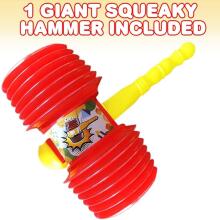 Huge Hmmer 60 cm 23272 ArtCreativity Giant Squeaky Hammer for Kids – Jumbo 14 Inch Squeaking Toy, Perfect for Clown, Carnival & Circus Party Favors – Fun Gift for Boys & Girls Ages 3+