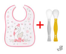 Priekšautiņš frotē 26x36 cm+elastīgas karotes (833+1066)-izdevīgi! BabyOno