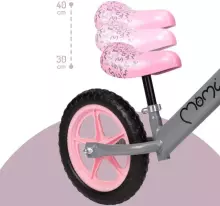 Momi  Balance Bicycle Fleet Art.ROBI00064 Grey  Детский велосипед - бегунок с металлической рамой