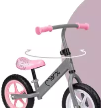 Momi  Balance Bicycle Fleet Art.ROBI00064 Grey  Детский велосипед - бегунок с металлической рамой