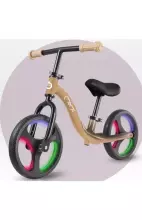 Momi Balance Bike Isoka Led Art.ROBI00076 Beige Balansa velosipēds