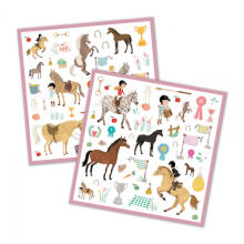 160 stickers - Horses