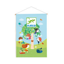 Djeco - Illustrated canva (70 x 100 cm)