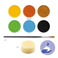 Face painting - Palette 6 colours - Nature
