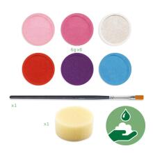 Face painting - Palette 6 colours - Sweet