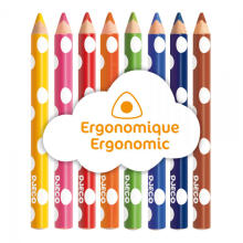 Colours - 8 colouring pencils for little ones