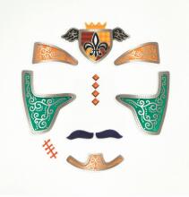 Face stickers - Knight