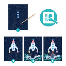 Scratch cards - Cosmic mission