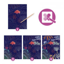 Scratch cards - Lush nature