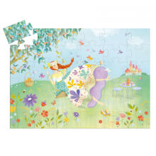 Silhouette puzzles - The princess of spring - 36 pcs