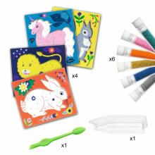 Pērlīšu kolāžas - Dzīvnieki un ziedi
