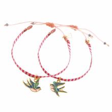 You&Me bracelets - Bird Ribbons