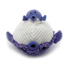 Plush toy - Ptipotos - Blow fish Mum&Baby - Purple