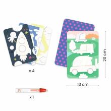 Colouring with water - On the road