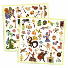 160 stickers - Medieval fantasy