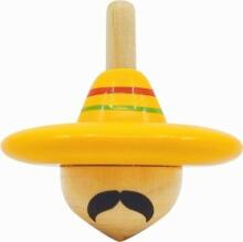 Svoora - Wooden Top Spinning Hat - The Mexican