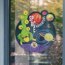 Trendhaus - Window sticker - Space Adventure