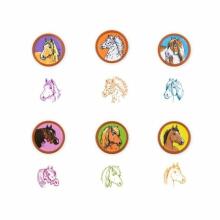 Self-inking horse breeds stamp, choice of 6