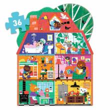 Gigantiskā puzle - Dzīvnieku māja (36 gab.)