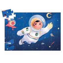 Silhouette puzzles - An astronaut on the moon - 36 pcs
