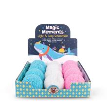 Magic Moments - Atlēcoša bumbiņa ar gaismiņu - Sniega pika (Ø 5 cm) (1 gab., 3 dizaini)