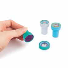 Iceworld animals stamps self-inking, 8 assorted