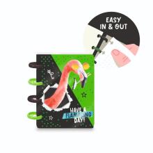 For School Neon -  Notebook  In & Out A7 60 sheets,