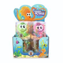 Sandy Oktopus - Squeezy suction cup octopus, 4 assorted