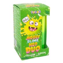 Jiggly Slime - Слайм - Неоновый Дуэт - Жёлто-Зелёный (430 г)