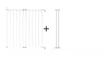 Geuther Metal Door Protection Gate Art.SET4714GU_0014 Metāla durvju drošības vārti un kāpņu vārti