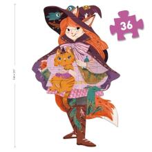 Giant puzzles - Lily the witch - 36 pcs