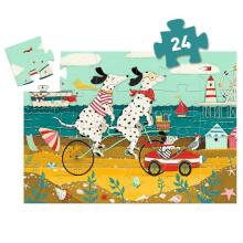 Silhouette puzzles - Ollie, the Dalmatian - 24 pcs