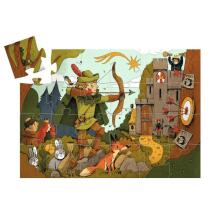 Silhouette puzzles - Robin Hood - 36 pcs