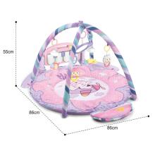 BABY MIX 46211 Розовый игровой коврик для фортепиано Safari