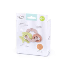 GILIGUMS GG 19012 Teether ring fish silicone wood