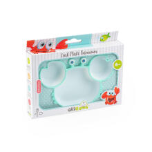 GILIGUMS GG 50785 Premium Crab Plate Mint White