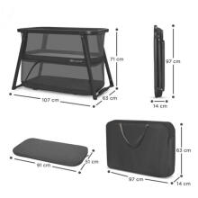 KINDERKRAFT Детская кроватка SOFI PLUS серая