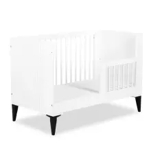 Klups Mia Art.233090 White Bērnu koka gulta 120x60cm