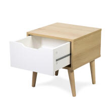 KLUPŚ Bedside table SOFIE beech-white