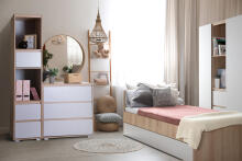 Klups Dalia Art.233118 Beech/Ash  3 durvju skapis