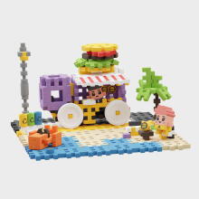MARIOINEX 904244 Вафельные мини-блоки - Food Truck 148 шт.