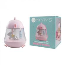 MARY'S MW20775 Музыкальная шкатулка RGB светодиодный ночник розовый