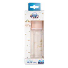 CANPOL 35/234 Plaša pretkoliku pudelīte 240ml Easy Start Royal rozā