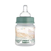 CANPOL 35/242 EasyStart anti-colic bottle 120ml MOUNTAINS green