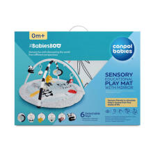 CANPOL 68/092 Sensory educational mat with mirror BabiesBoo