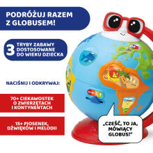 CHICCO 00011207000130 EDU Talking Globe PL