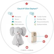 CLOUD B CLTT-7800 Elliot Elephant - Humming Elephant with Music Box