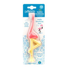 Dr. Browns HG058 Flamingo bērnu zobu birste