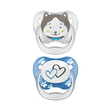 Dr. Browns PV22015 PreVent Ортодонтическая пустышка BUTTERFLY 6-12 м Animal Collection Blue 2pack