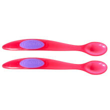 Dr.Browns TF200 Pink Feeding Spoons 2pack